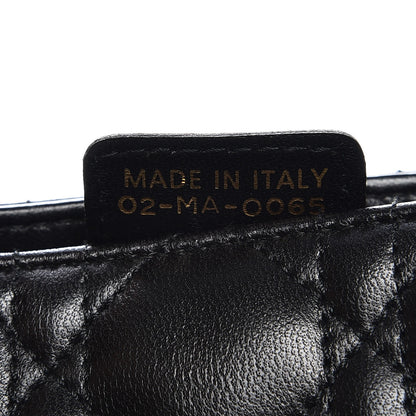 Christian Dior Lambskin Cannage Medium Lady Dior Black 8 of 10