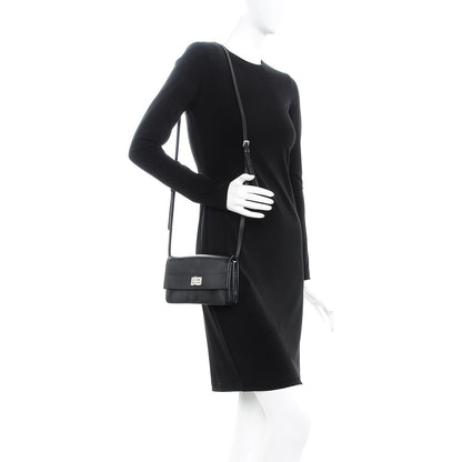 Prada Saffiano Lux Flap Crossbody Nero Black 2 of 8