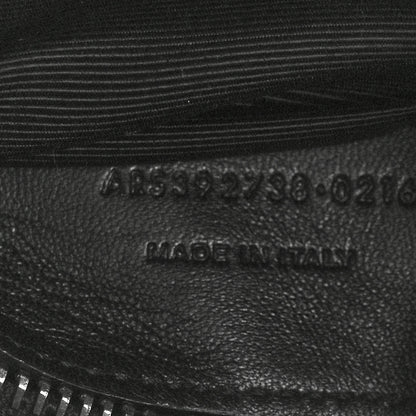 Saint Laurent Sheepskin Matelasse Chevron Monogram Large College Satchel Black Tulip 8 of 12