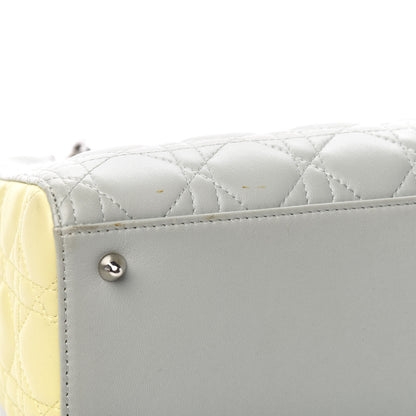 Christian Dior Lambskin Cannage Medium Tri-Color Lady Dior Multicolor 8 of 10