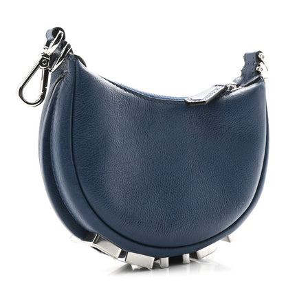 Fendi Vitello Grace New Matte Nano Fendigraphy Hobo Charm Mirto 4 of 8