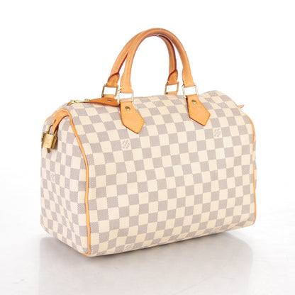 Louis Vuitton Damier Azur Speedy 30 3 of 9