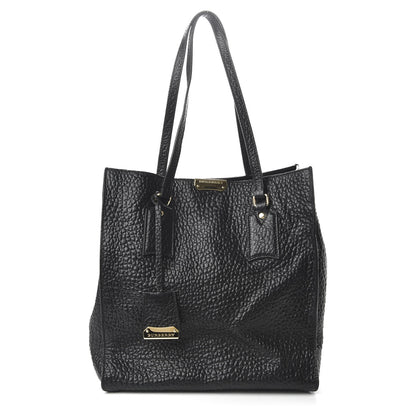 Burberry Signature Grain Medium Woodbury Tote Black 1 of 9
