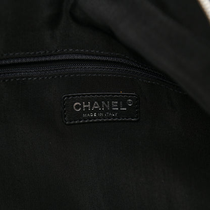 Chanel Vinyl Large La Pausa Bay Shopping Bag Black 6 of 10
