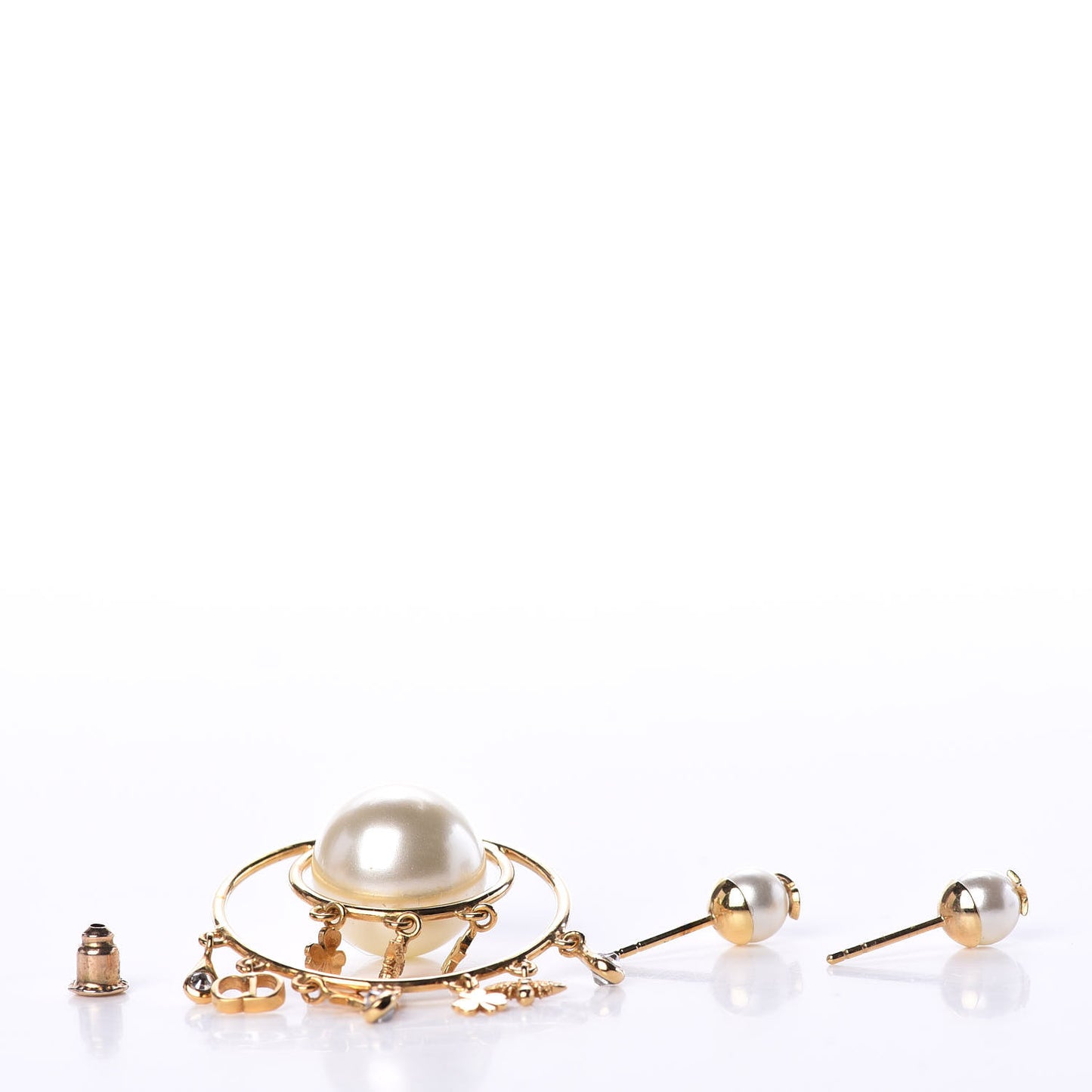 Pearl Tribales Earrings Gold