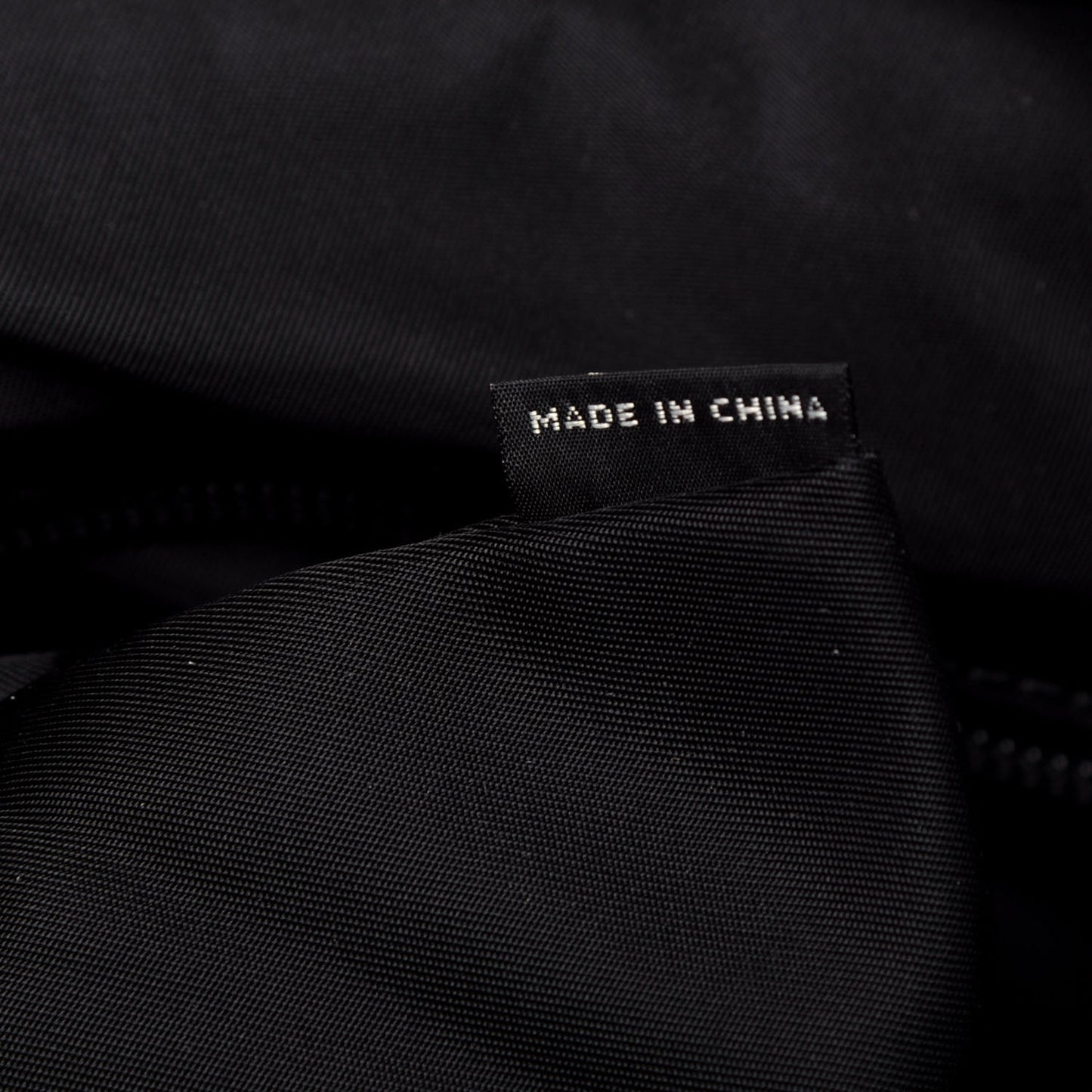 Technical Nylon Saffiano Double Buckle Backpack Black
