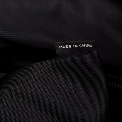 Prada Technical Nylon Saffiano Double Buckle Backpack Black 7 of 10