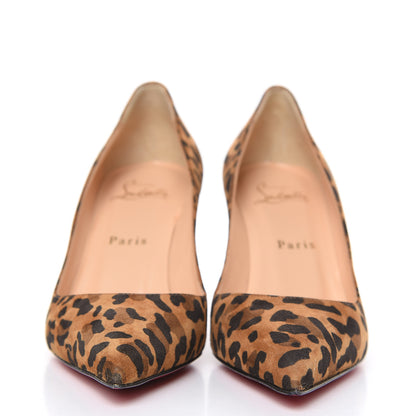 Christian Louboutin Veau Velours Clare 80 Pumps 36 Caramel 2 of 9