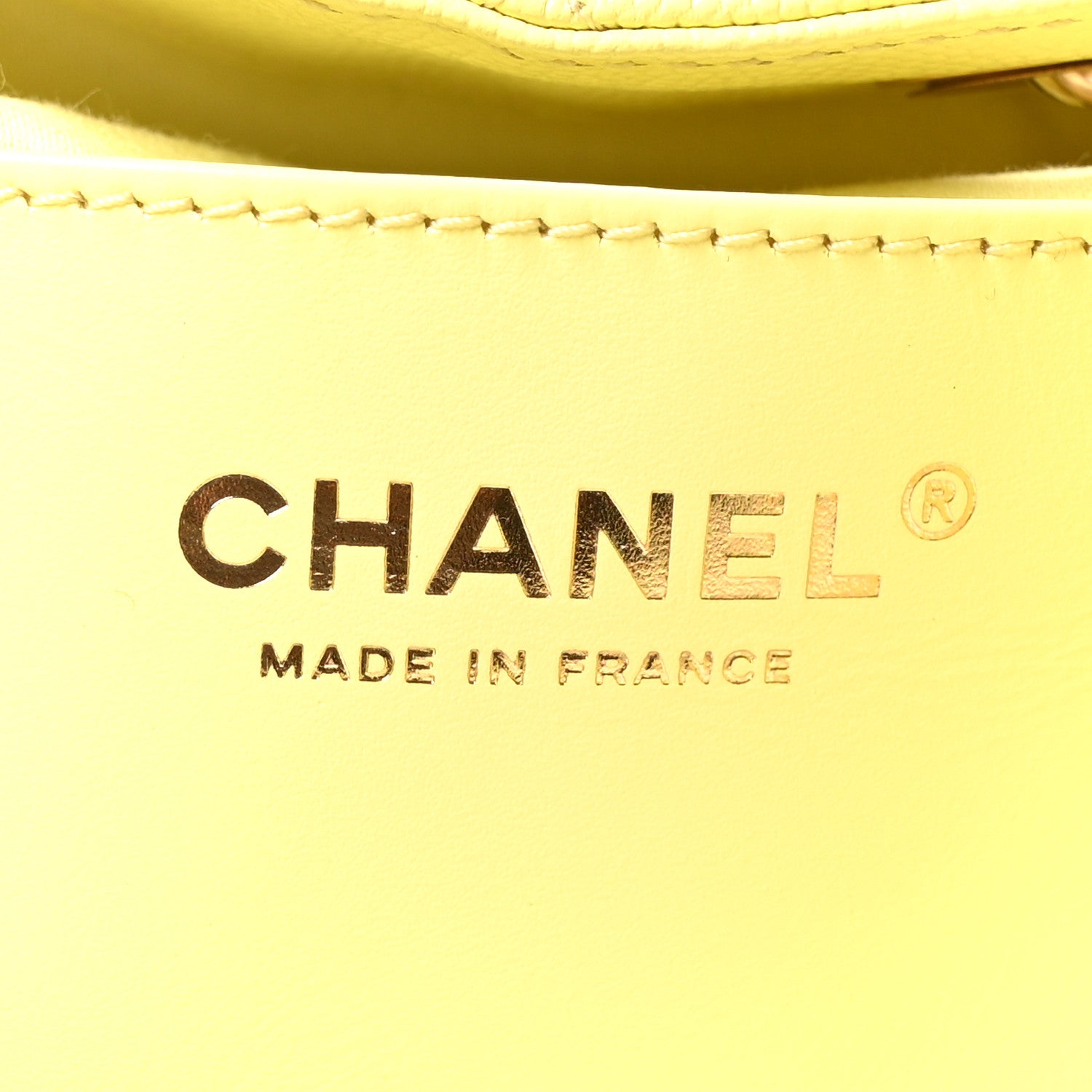 Chanel Caviar Quilted Small Chanel 25 Handbag Light Yellow 6 of 11