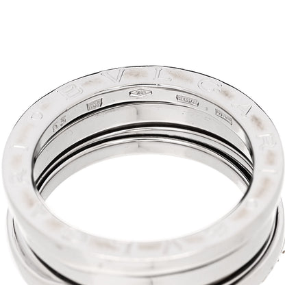 Bulgari 18K White Gold B.Zero1 Two-Band Ring 53 6.5 4 of 5