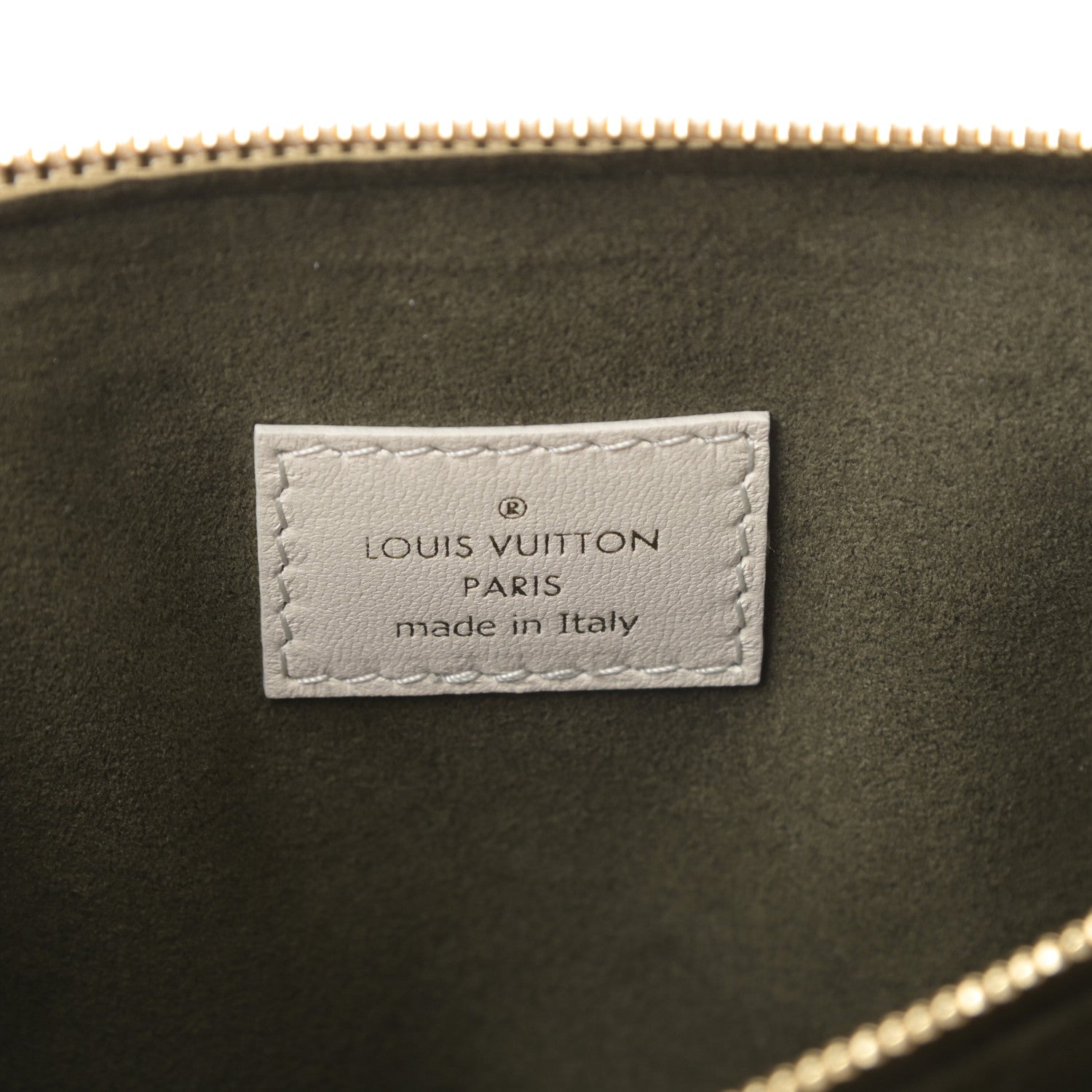 Louis Vuitton Lambskin Embossed Monogram Coussin PM Beige Cream 8 of 12