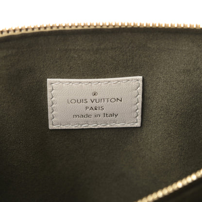 Louis Vuitton Lambskin Embossed Monogram Coussin PM Beige Cream 8 of 12