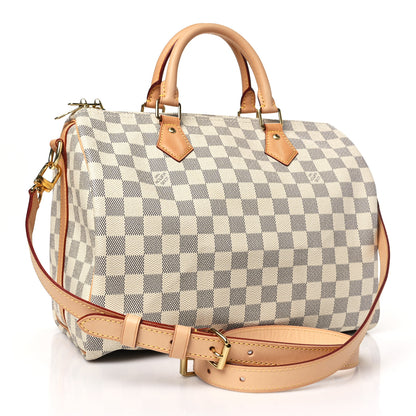 Louis Vuitton Damier Azur Speedy Bandouliere 30 3 of 9