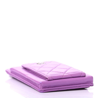 Chanel Quilted CC Phone Holder Light Purple 5 of 11