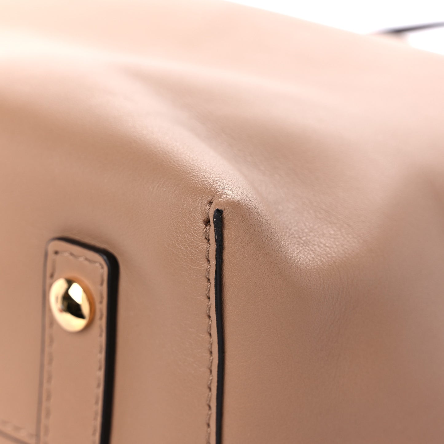 Soft Smooth Calfskin Medium Tote Camel