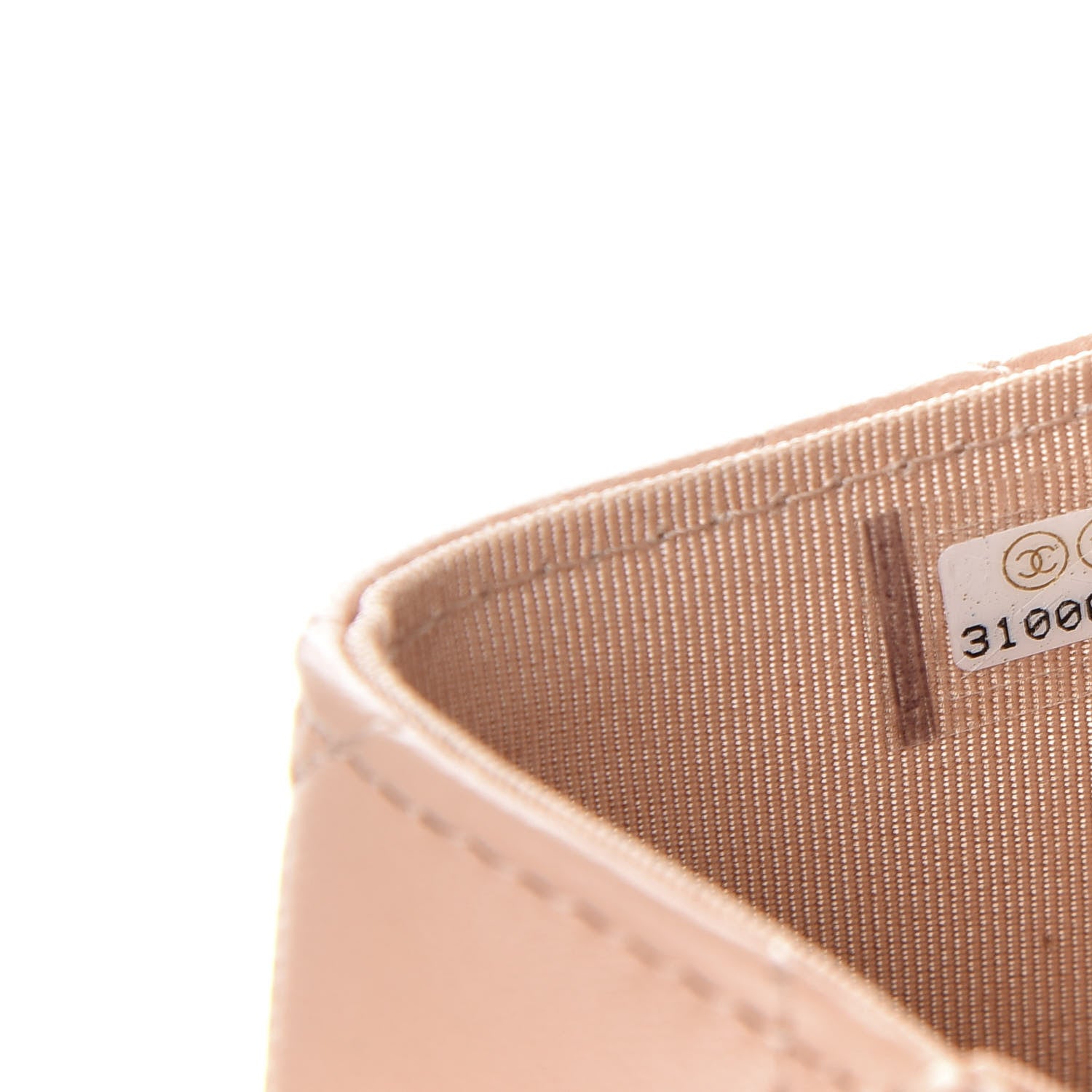 Chanel Lambskin Quilted Flap Card Holder On Chain Light Pink 10 of 12