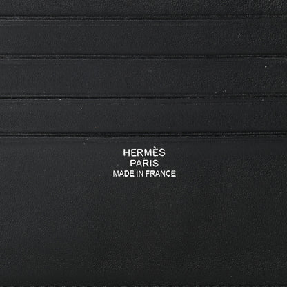 Hermes Swift Citizen Twill Compact Wallet Black 7 of 10