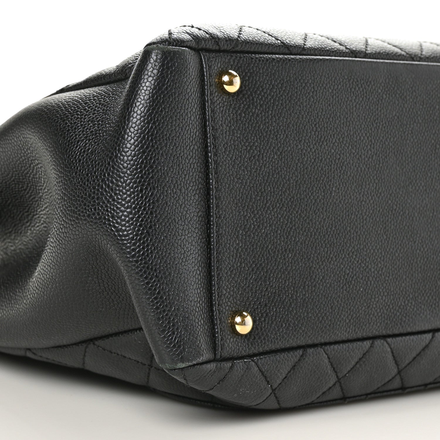 Chanel Caviar Quilted XL Grand Shopping Tote GST Black 10 of 11