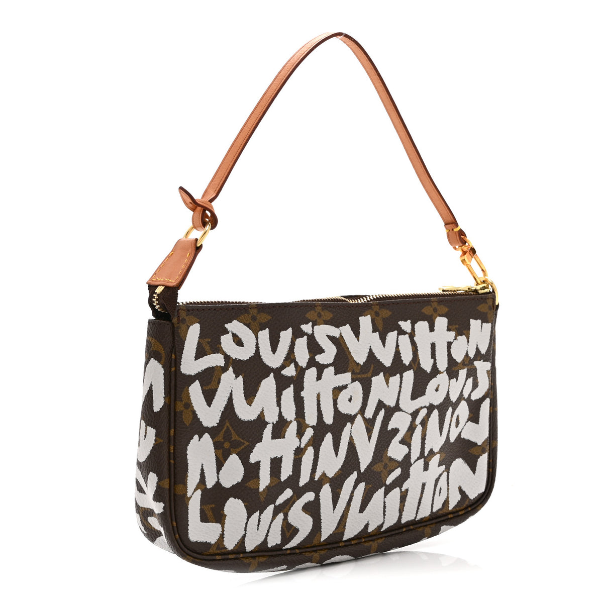 Monogram Graffiti Pochette Accessories Silver