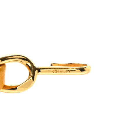 Chanel Metal Lambskin CC Chain Belt Yellow 3 of 5