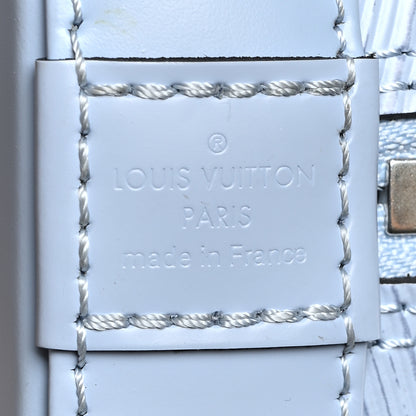 Louis Vuitton Epi Jacquard Alma BB Bleu Nuage 5 of 8