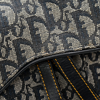 Christian Dior CHRISTIAN DIOR Monogram Saddle Bag Blue 13 of 13