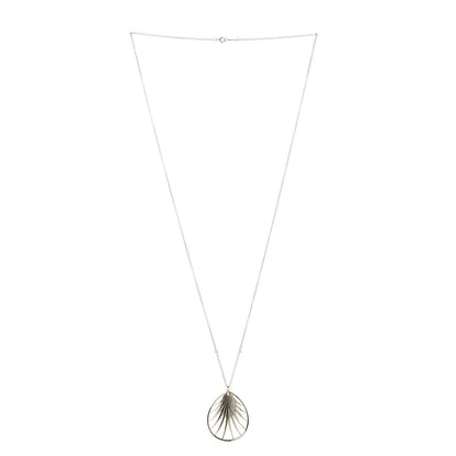 Tiffany 18K Yellow Gold Large Paloma Picasso Villa Paloma Palm Pendant Necklace 30 3 of 7