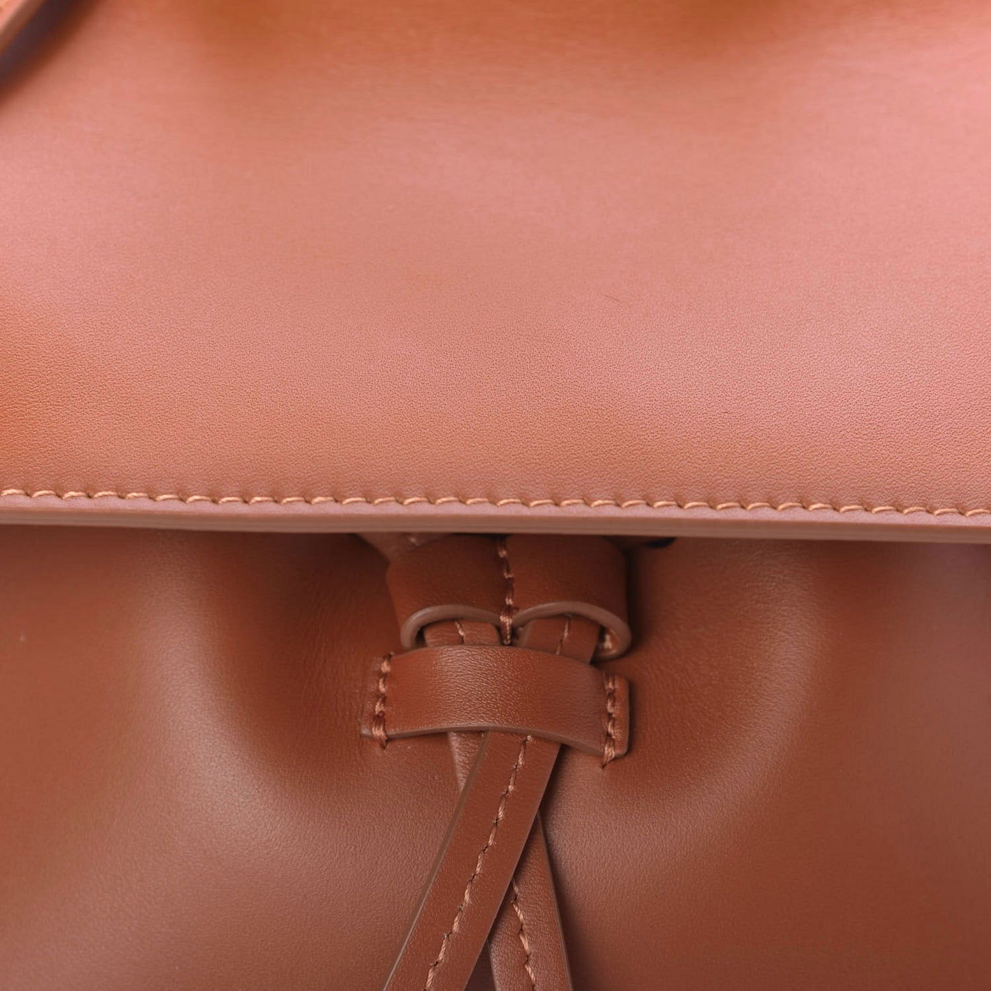Calfskin Mini Lady Bag Ginger