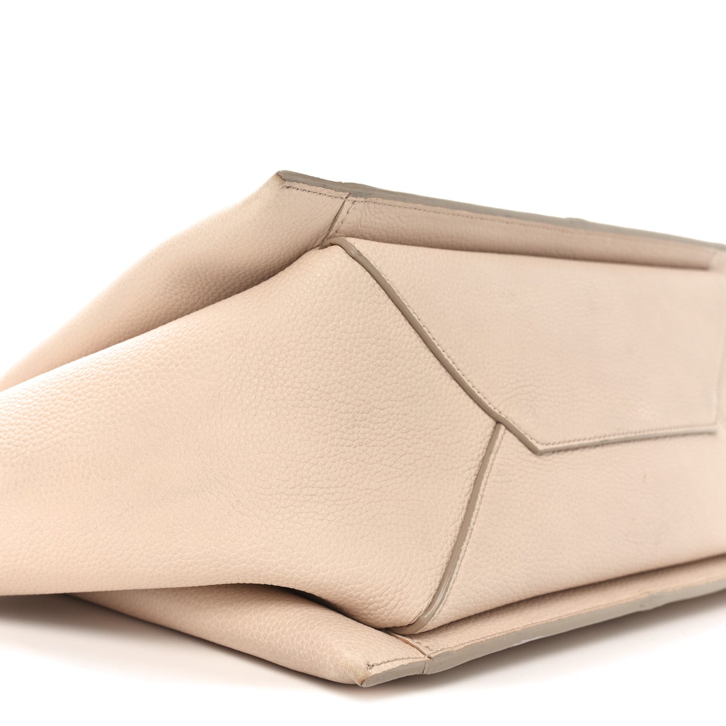 Baby Grained Calfskin Small Tri-Fold Bag Powder
