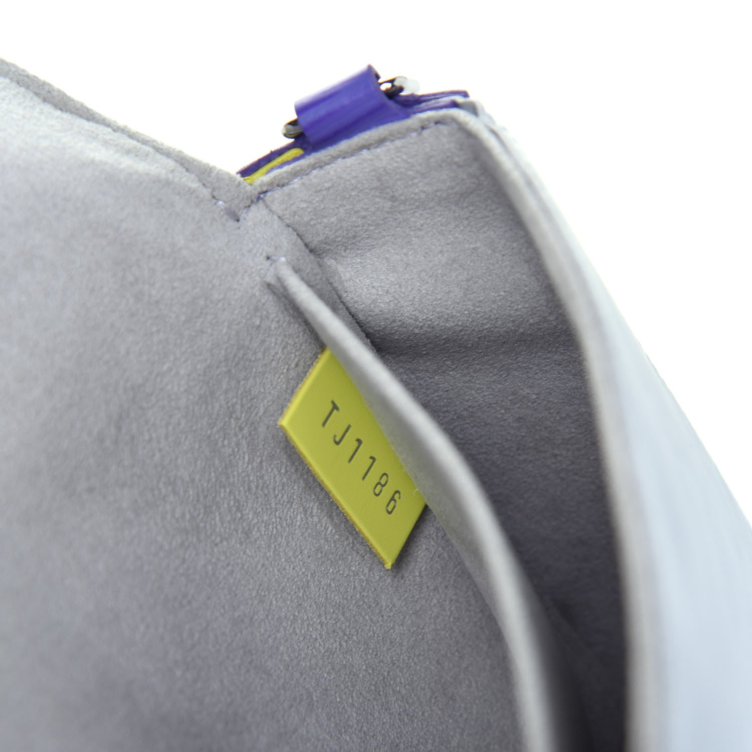 Louis Vuitton Epi Tri-Color Felicie Pochette Acid Yellow Sky 8 of 10
