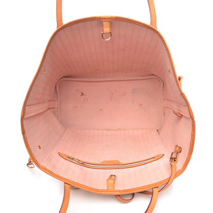 Louis Vuitton Damier Azur Neo Neverfull MM Rose Ballerine 6 of 22