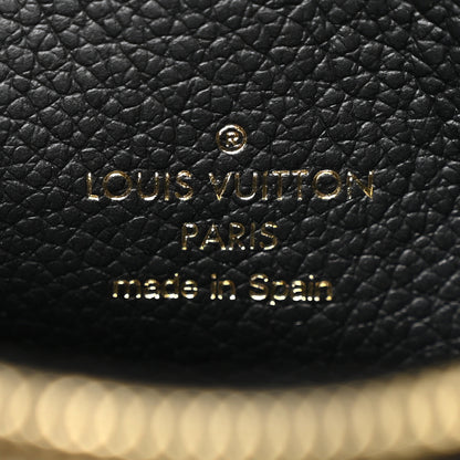 Louis Vuitton Empreinte Monogram Giant Double Zip Pochette Black Cream 7 of 15