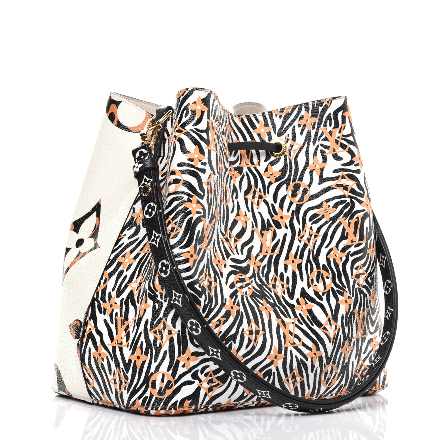 Louis Vuitton Monogram Giant Jungle NéoNoé Ivory 3 of 14
