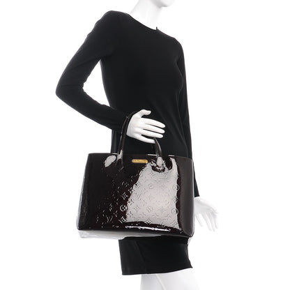 Louis Vuitton Vernis Wilshire MM Amarante 2 of 7