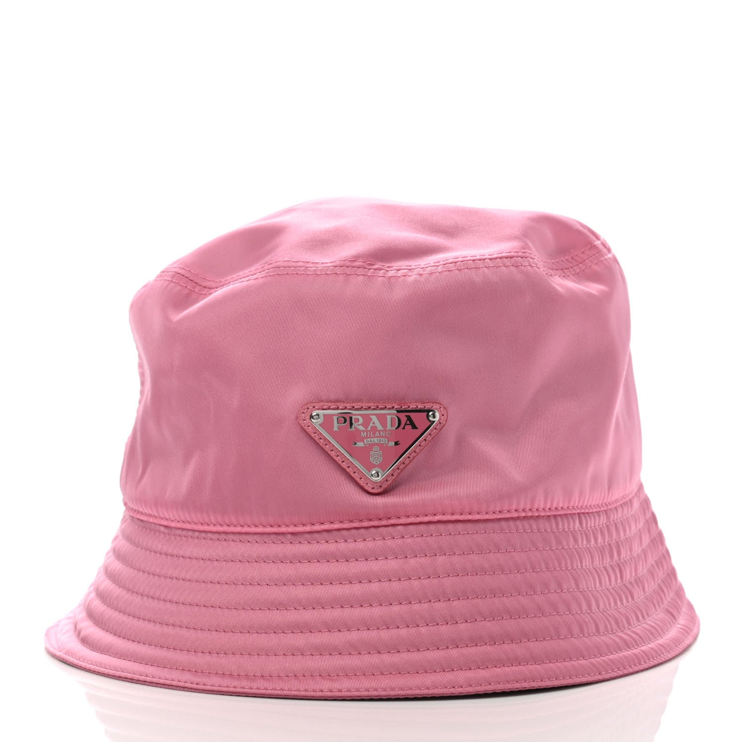 Prada Nylon Bucket Hat M Begonia Pink 2 of 4