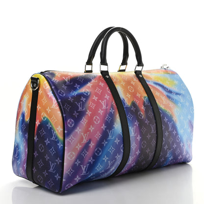 Louis Vuitton Monogram Sunset Keepall Bandouliere 50 Multicolor 3 of 8