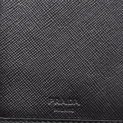 Prada Saffiano Continental Wallet Nero Black 8 of 8
