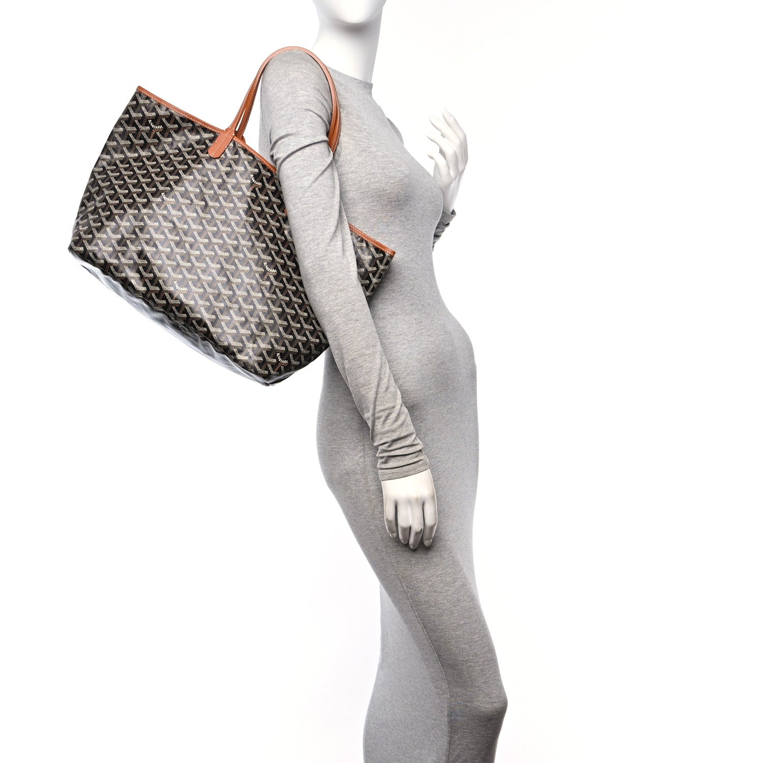 Goyard Goyardine Saint Louis PM Black Gold 2 of 10