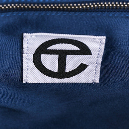 Telfar Metallic Vegan Leather Medium Shopping Bag Cobalt 7 of 13