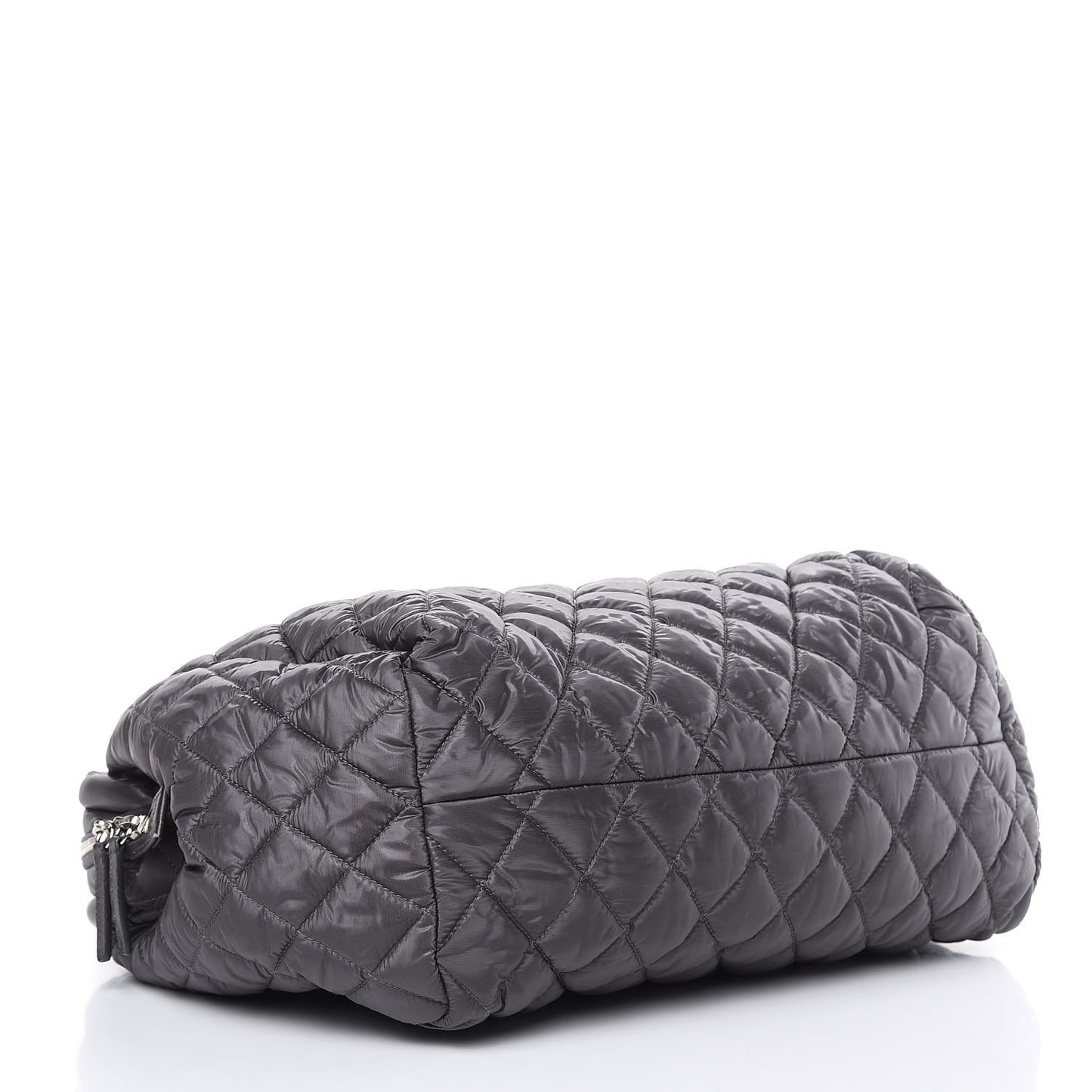 Nylon Quilted Coco Cocoon Bowler Grey