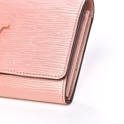 Louis Vuitton Epi Louise Wallet Rose Nacre 7 of 8