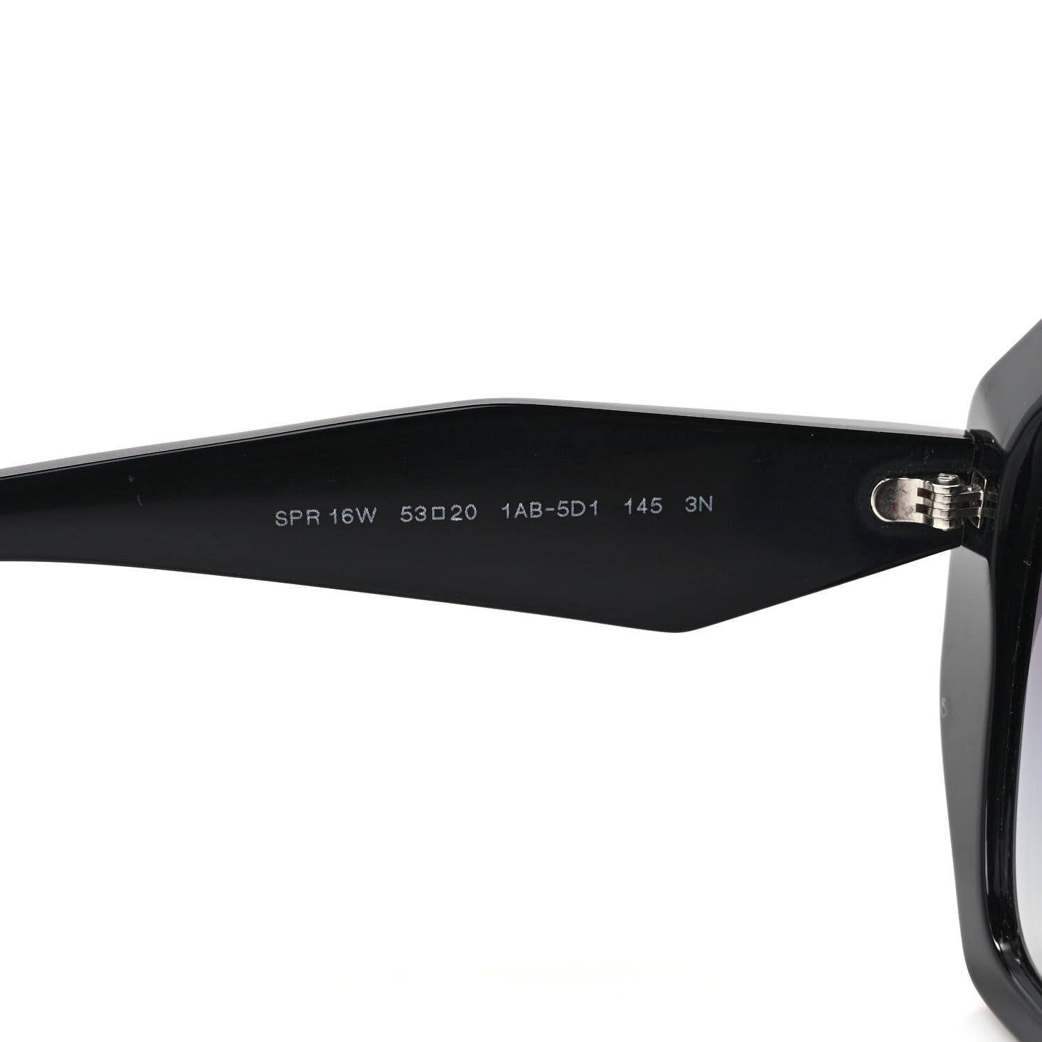 Prada Acetate Sunglasses SPR 16W Black 6 of 6