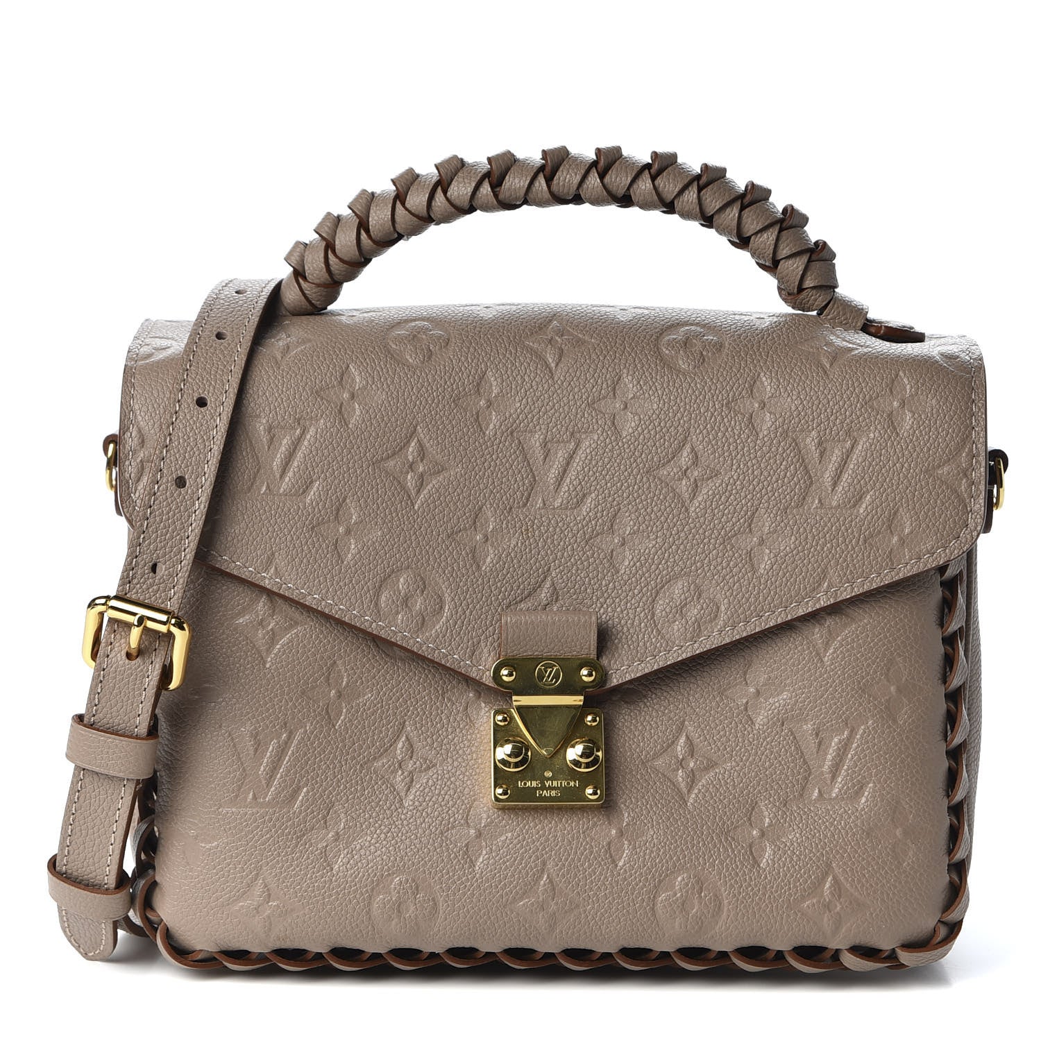 Louis Vuitton Empreinte Braided Pochette Metis Vison 1 of 9