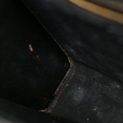 Saint Laurent Grain De Poudre Textured Mixed Matelasse Large Triquilt Monogram Satchel Black 16 of 35