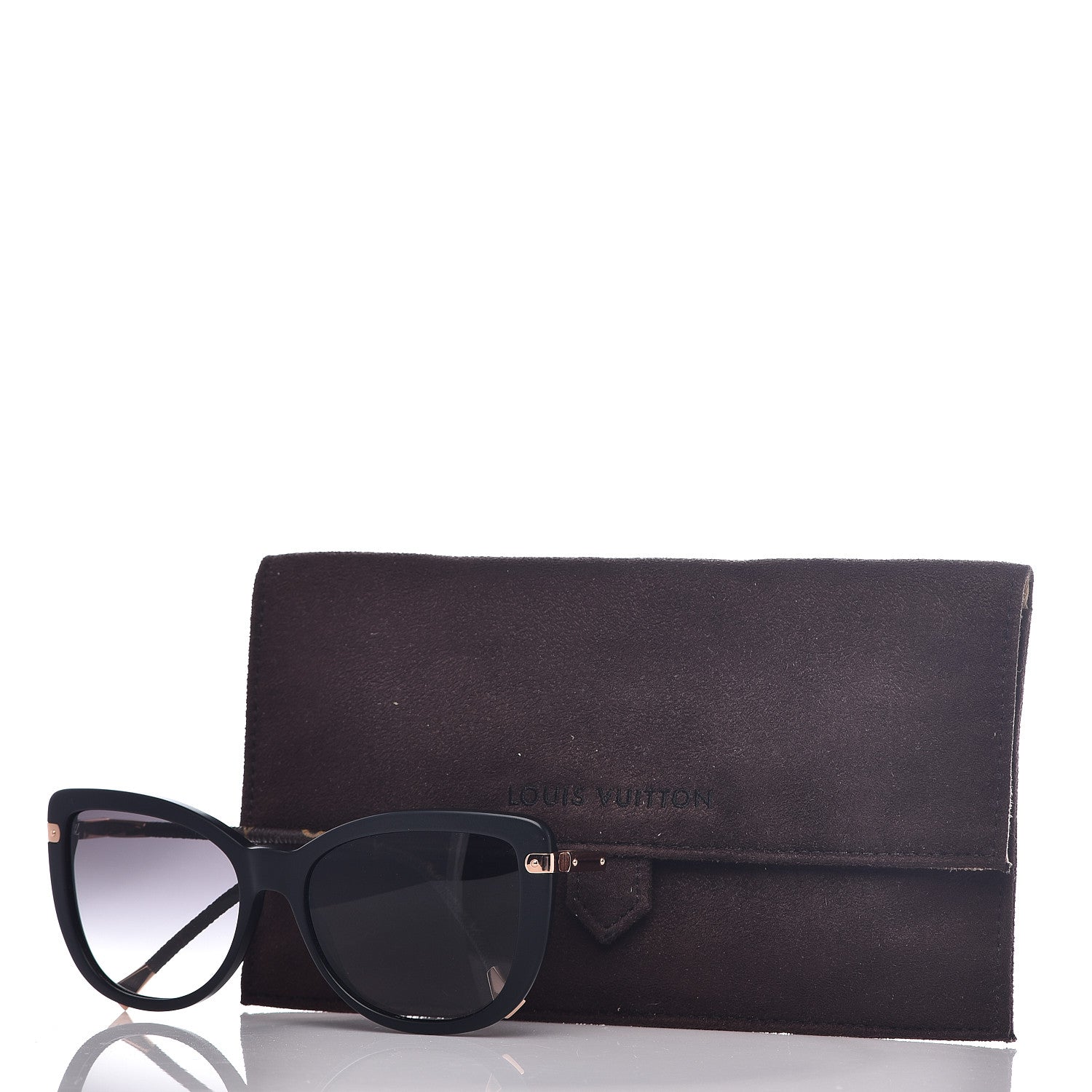 Louis Vuitton Monogram Acetate Charlotte Sunglasses Z0781W Black 6 of 6