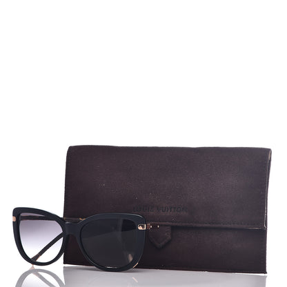 Louis Vuitton Monogram Acetate Charlotte Sunglasses Z0781W Black 6 of 6
