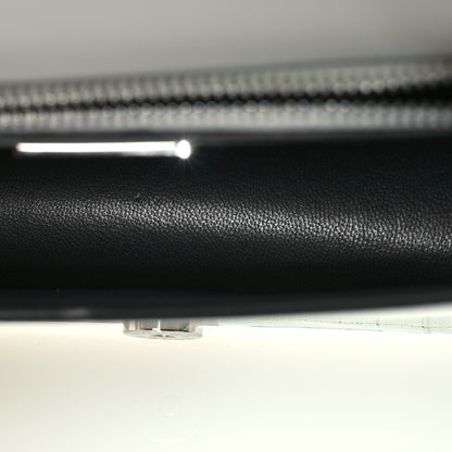 Prada Spazzolato Flap Slide Chain Shoulder Bag White 5 of 13