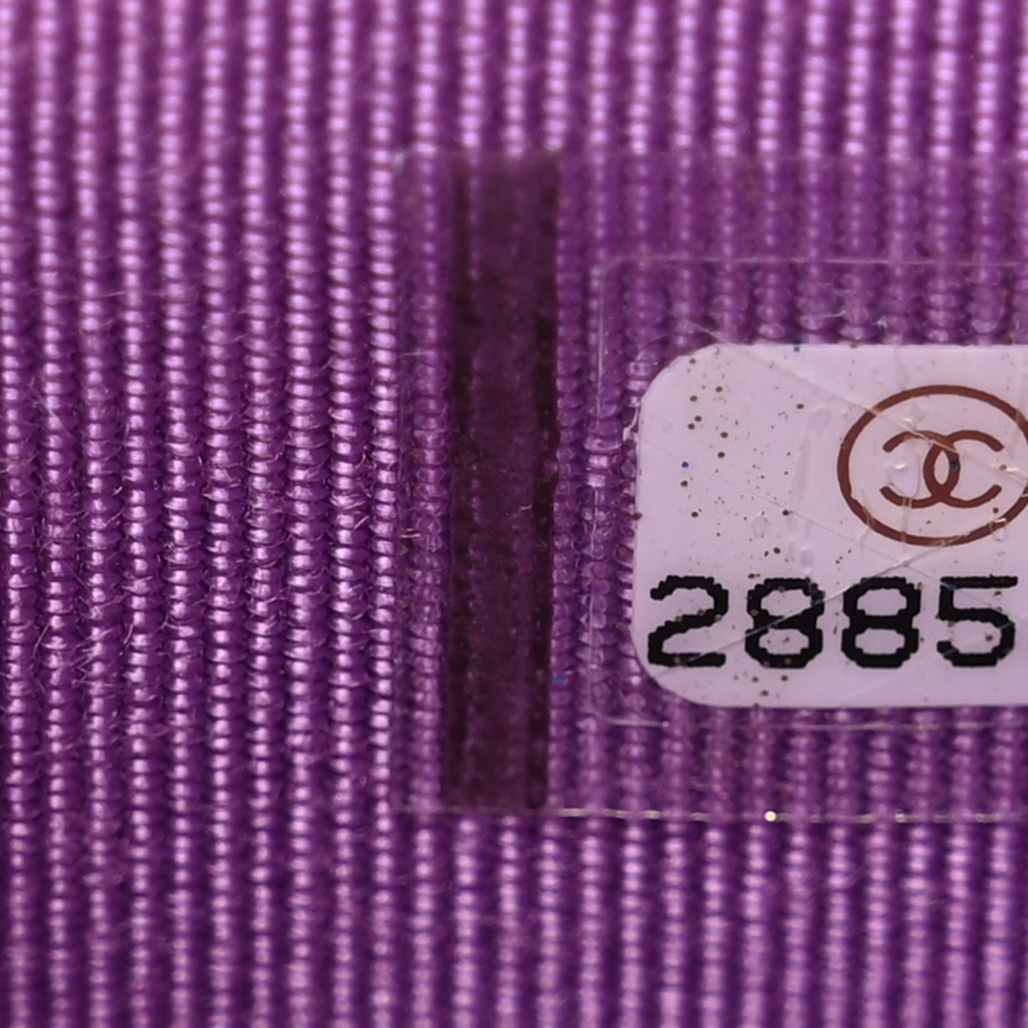 Lambskin Quilted Flap Card Holder Wallet Purple