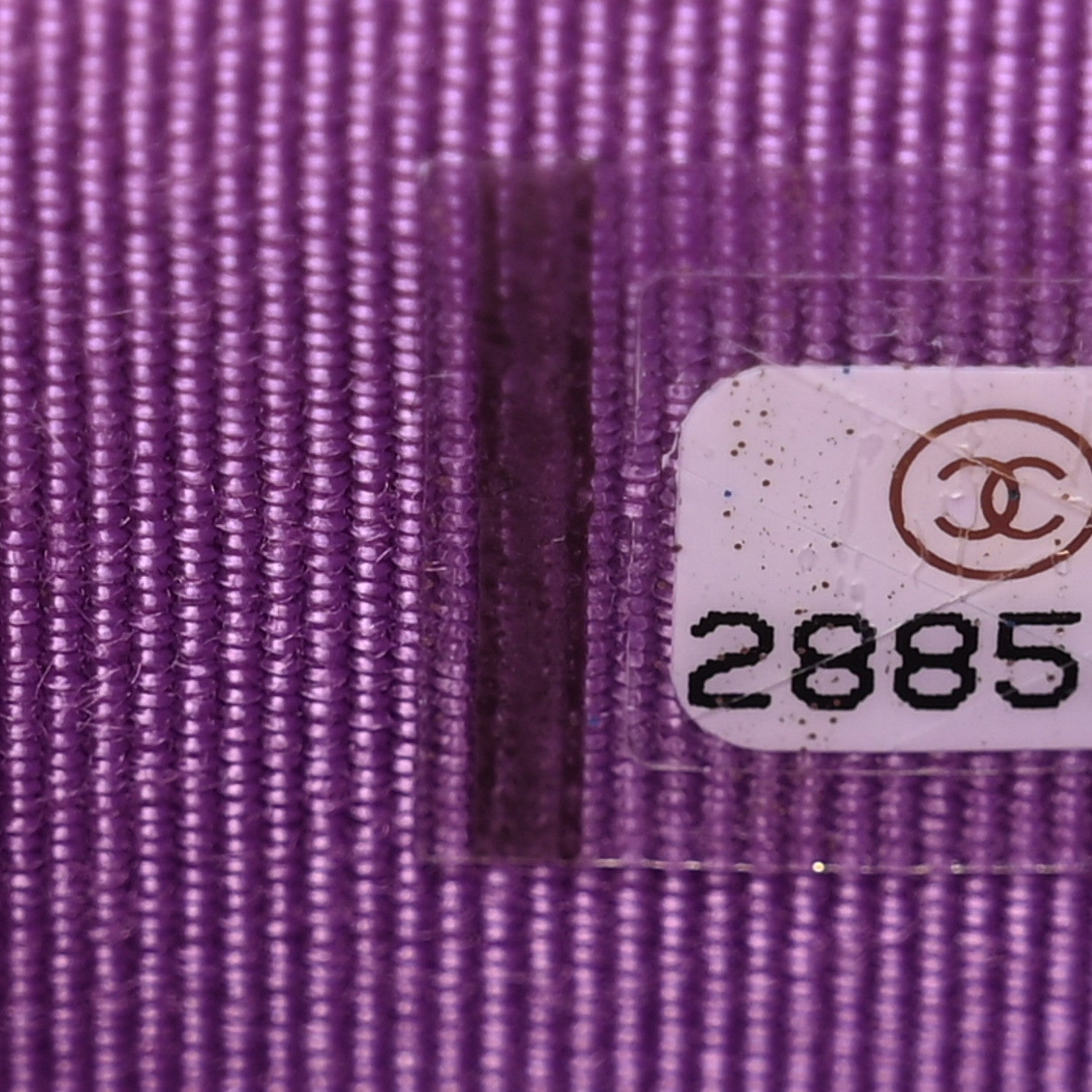 Chanel Lambskin Quilted Flap Card Holder Wallet Purple 8 of 8