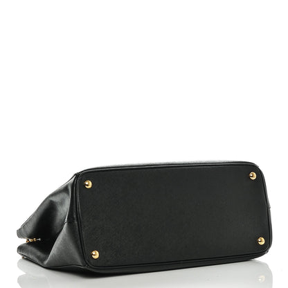 Prada Saffiano Large Galleria Double Zip Tote Black 4 of 7